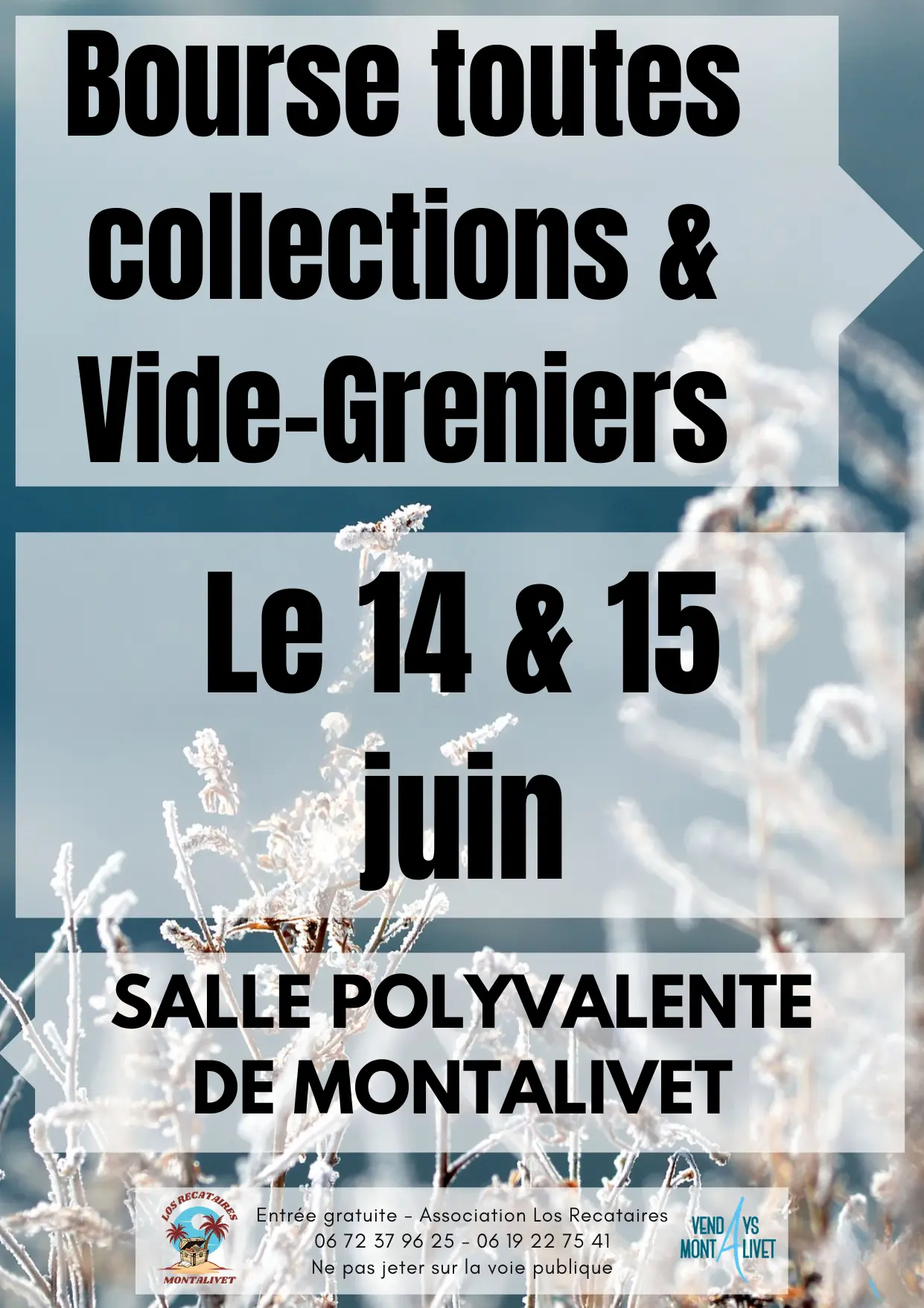 Bourse toute collection & Vide-Grenier Le 17 & 18 Février SALLE POLYVALENTE DE MONTALIVET - 4