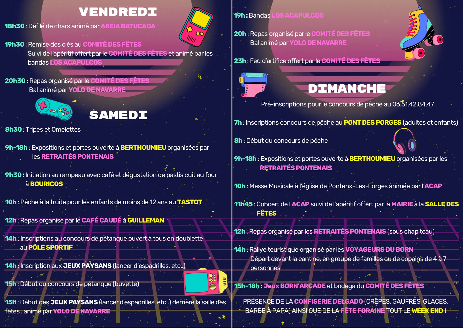 Fêtes locale