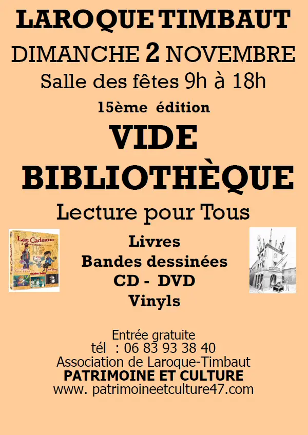 02-11-2025-Vide bibliothèque_Laroque-Timbaut