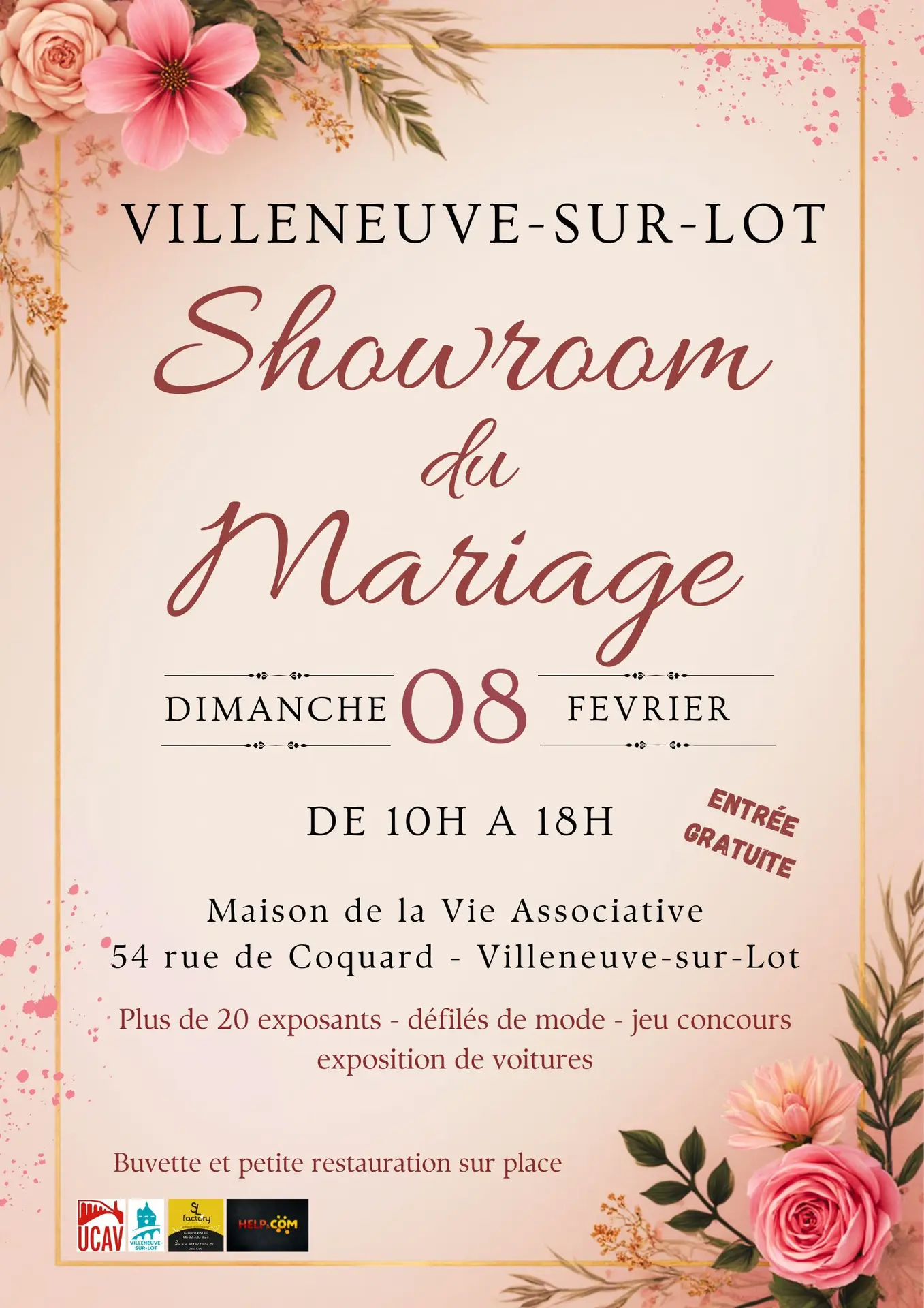 AFFICHE SHOWROOM MARIAGE - 3