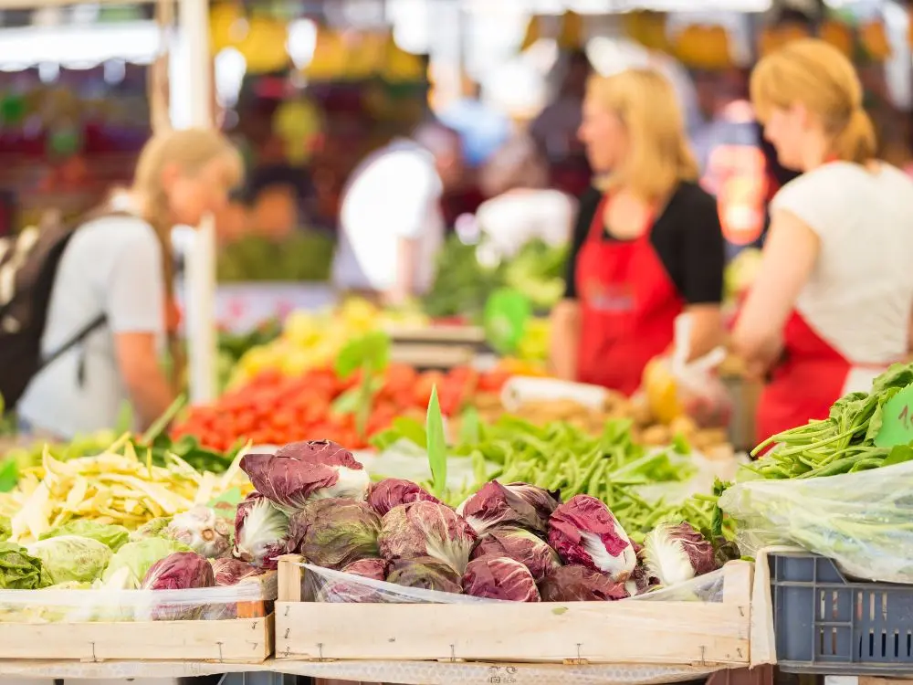 Marché légumes