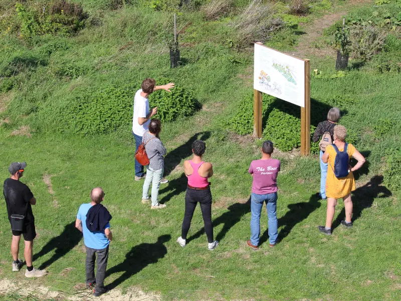 Visite du jardin forêt - 800x600 TERRES D'OISEAUX