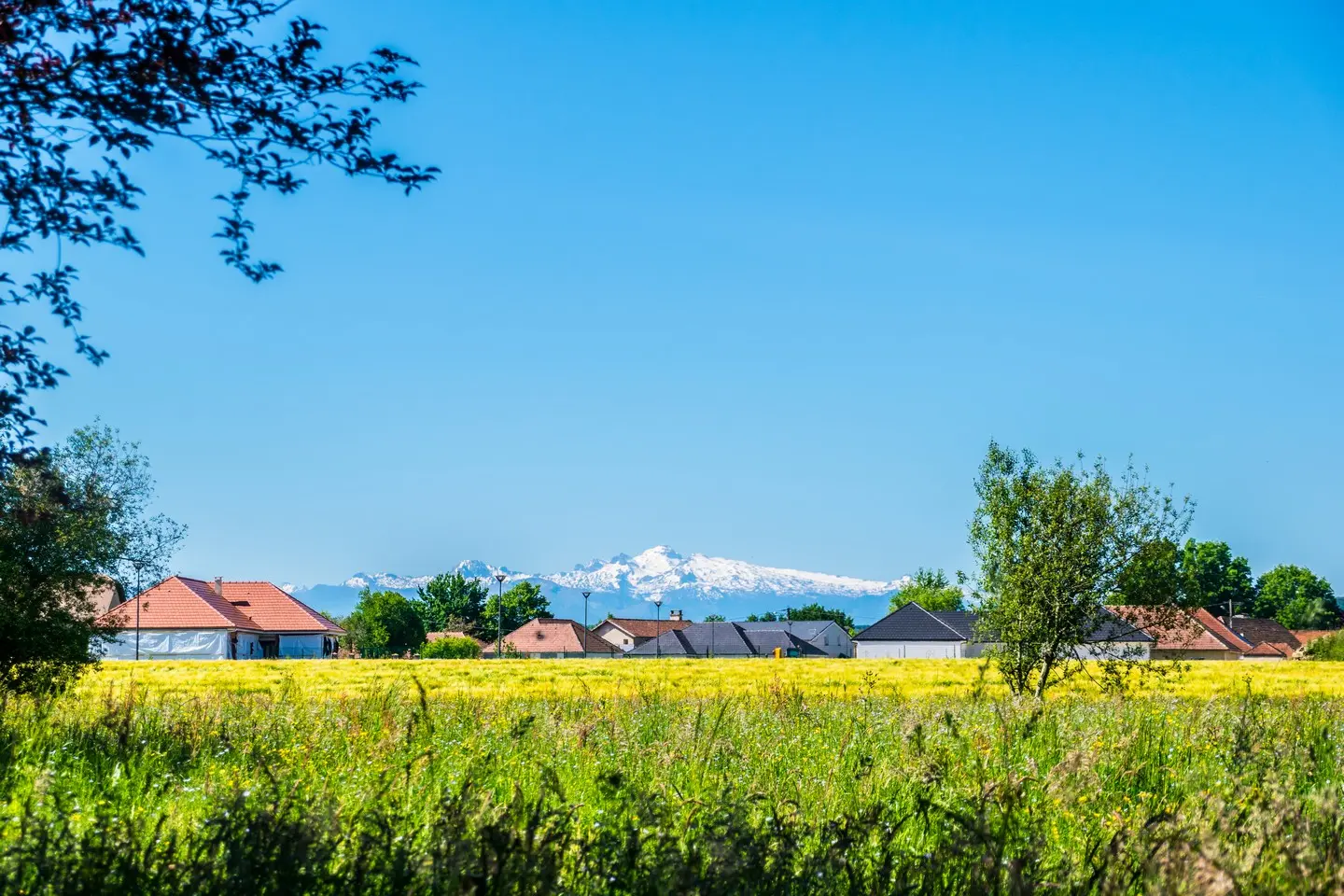 Poey de Lescar - malapet - Vue pyrénées 2