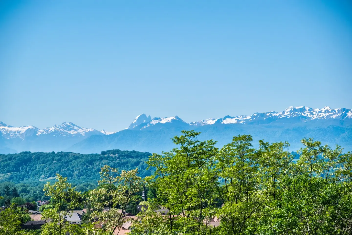 Poey de Lescar - malapet - Vue pyrénées 1