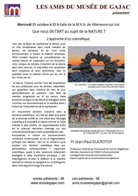 15-10-2025-Conférence amis du musée de Gajac_VsL