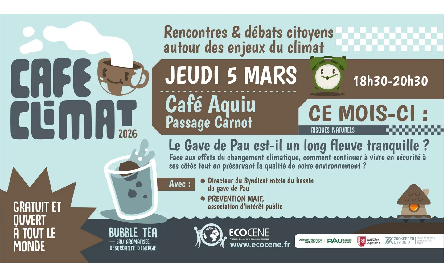 Café climat 2026- écocène - Gave de Pau