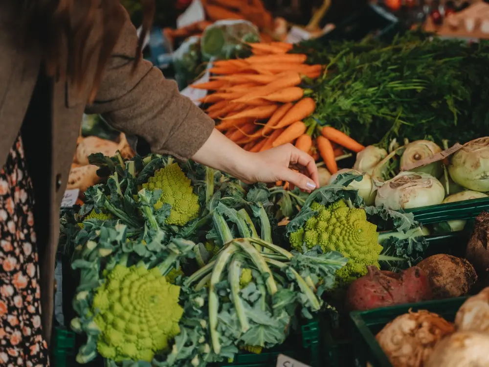 Marché légumes