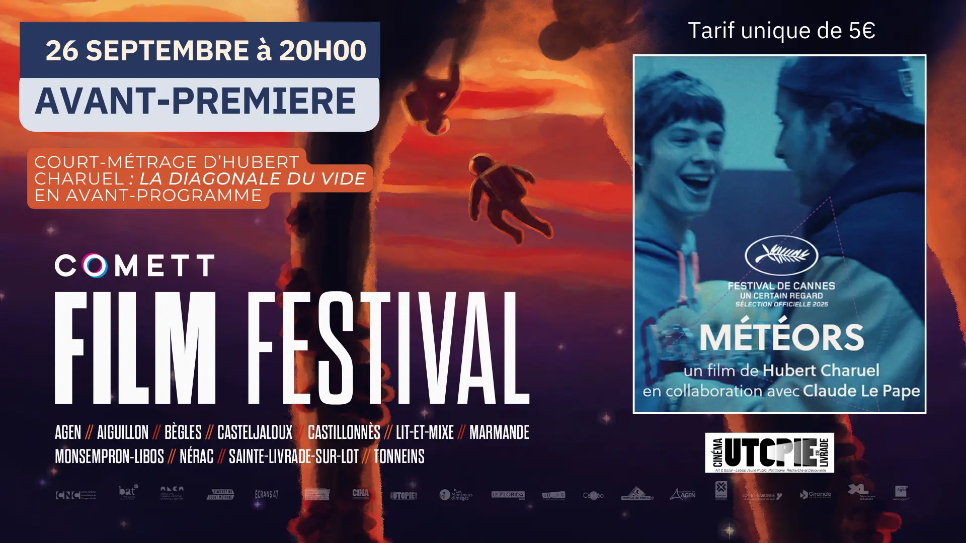 Cartons COMETT FILM FESTIVAL 2025 - AVP météors
