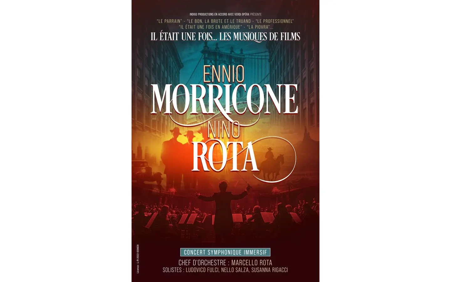Affiche Il était une fois ENNIO MORRICONE
