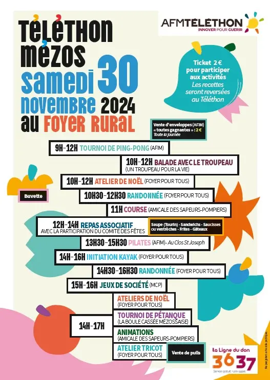 téléthon mézos