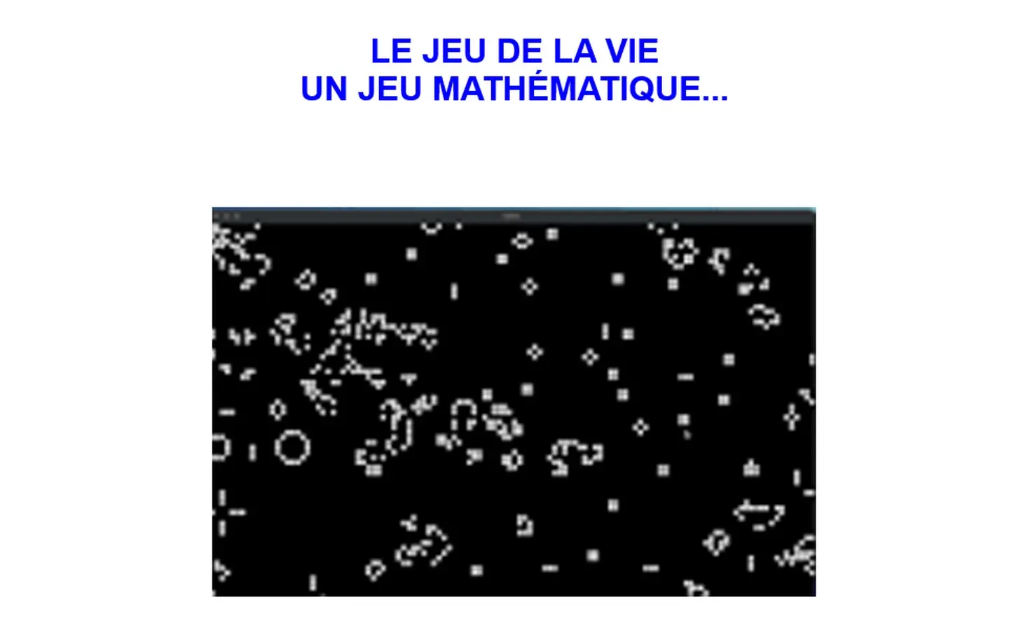 utla le jeu de la vie