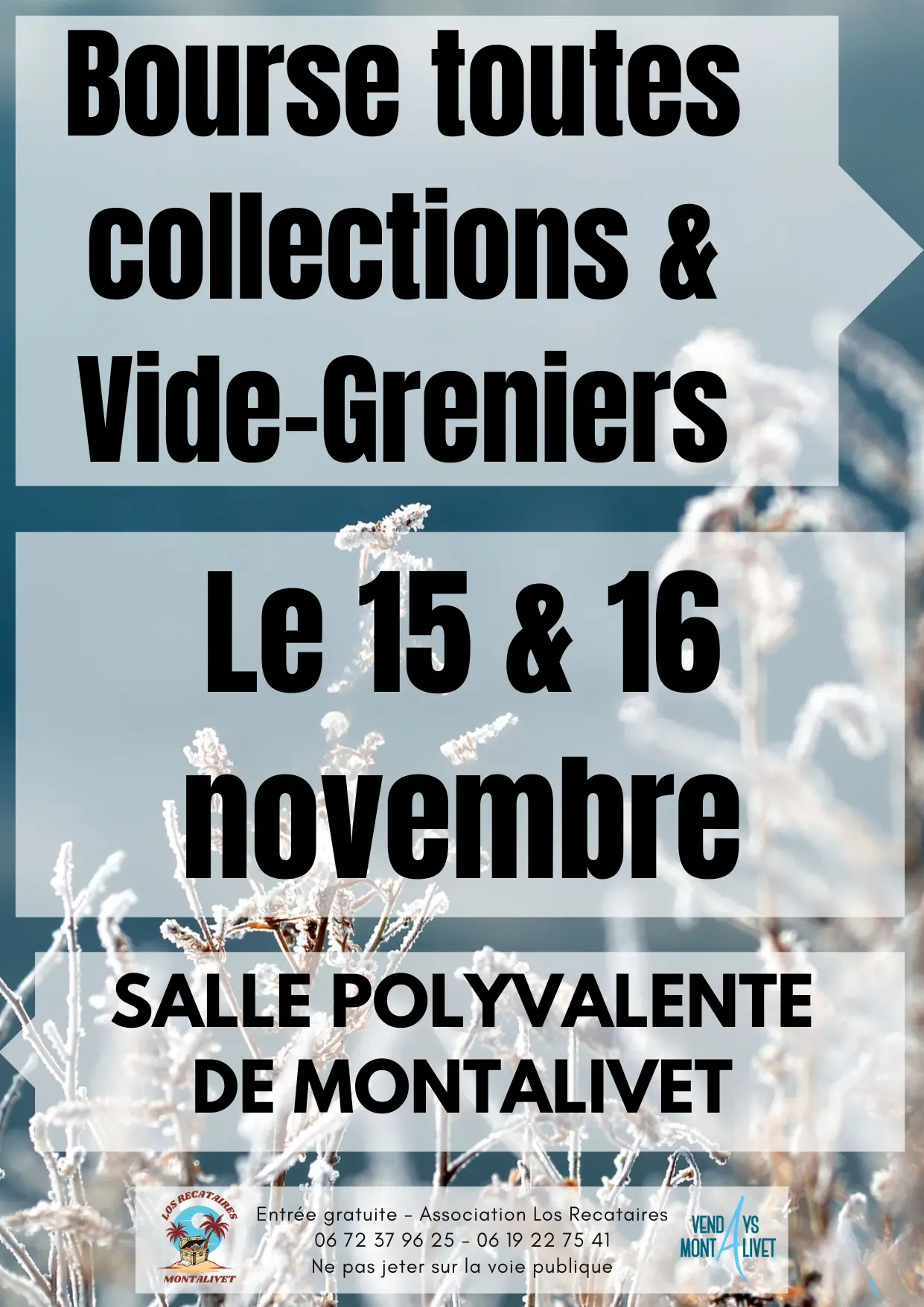 Bourse toute collection & Vide-Grenier Le 17 & 18 Février SALLE POLYVALENTE DE MONTALIVET - 8