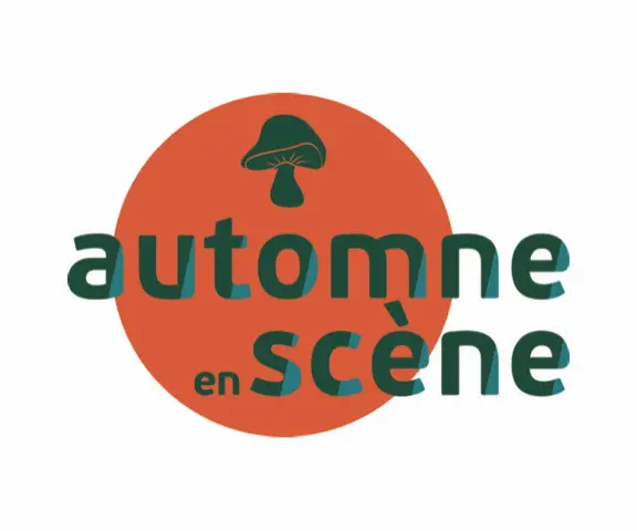 vignette automne en scène fond blanc