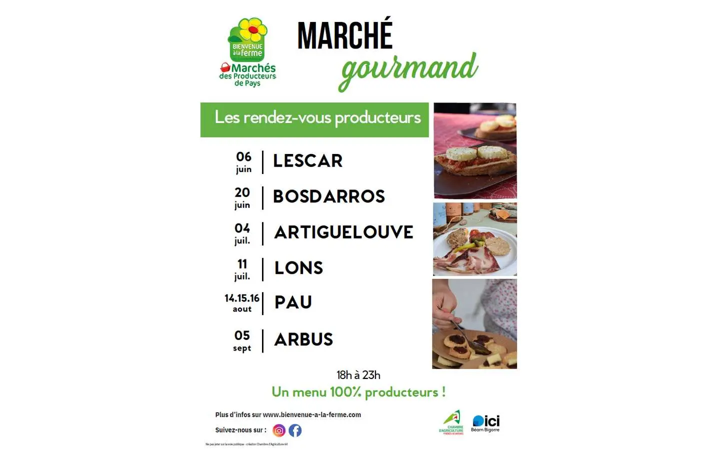 visuel marché producteurs de pays