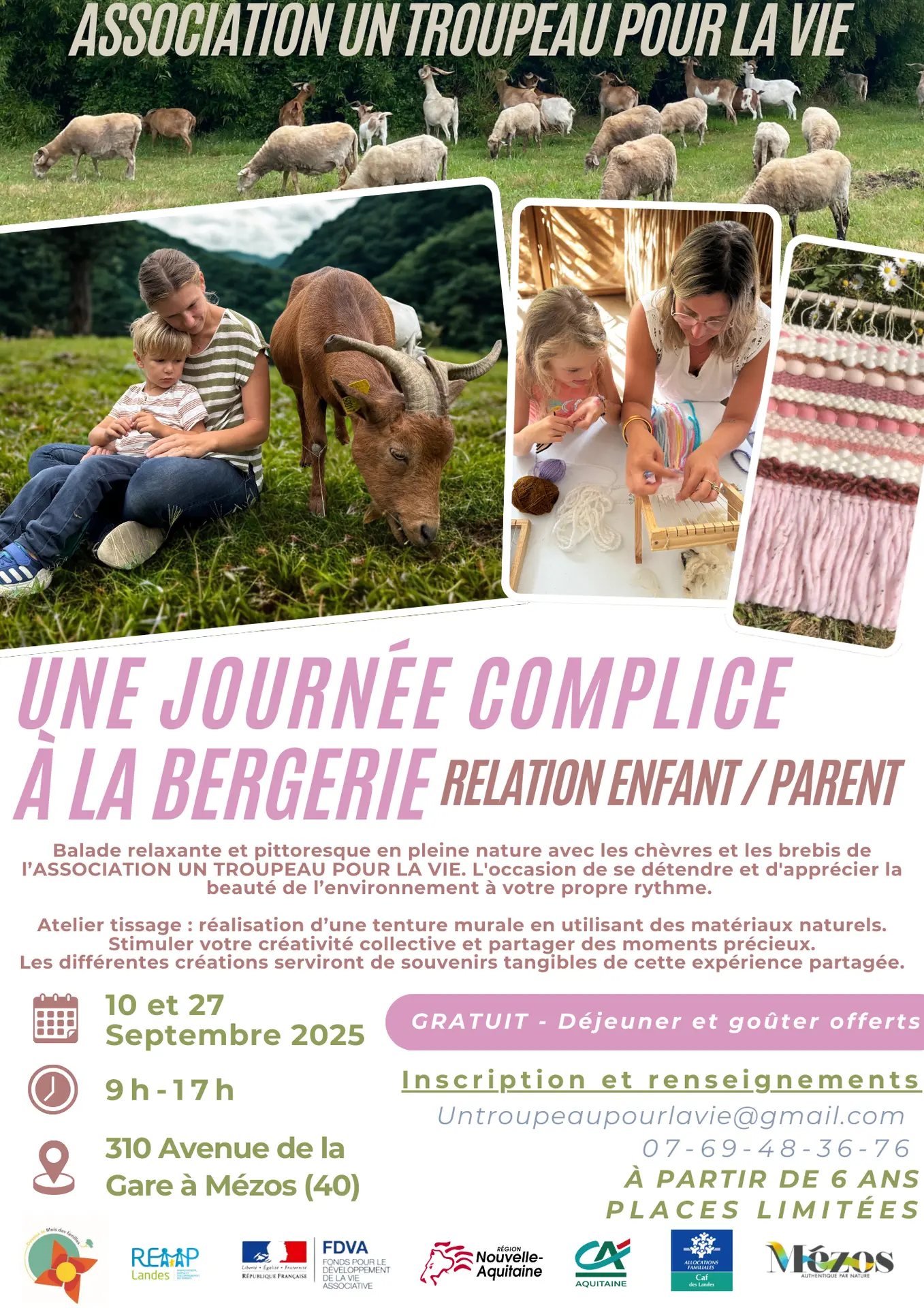 ournées complices à la bergerie – Balade et atelier tissage