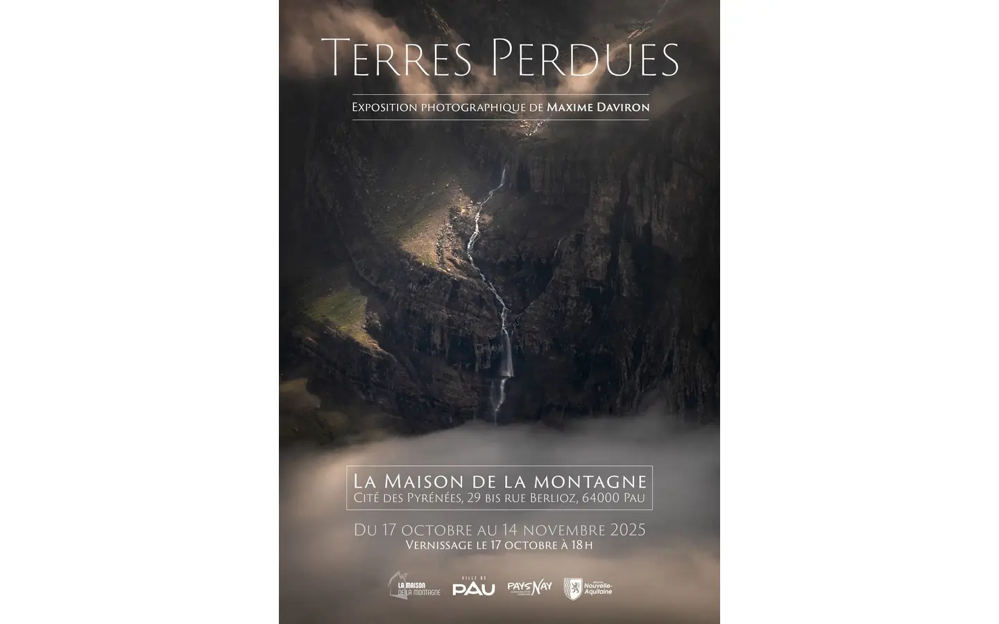 Affiche Exposition Terres Perdues