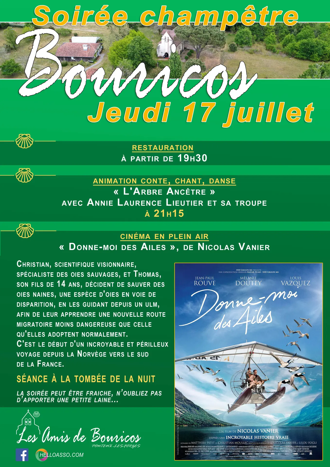 Soirée Chamêtre