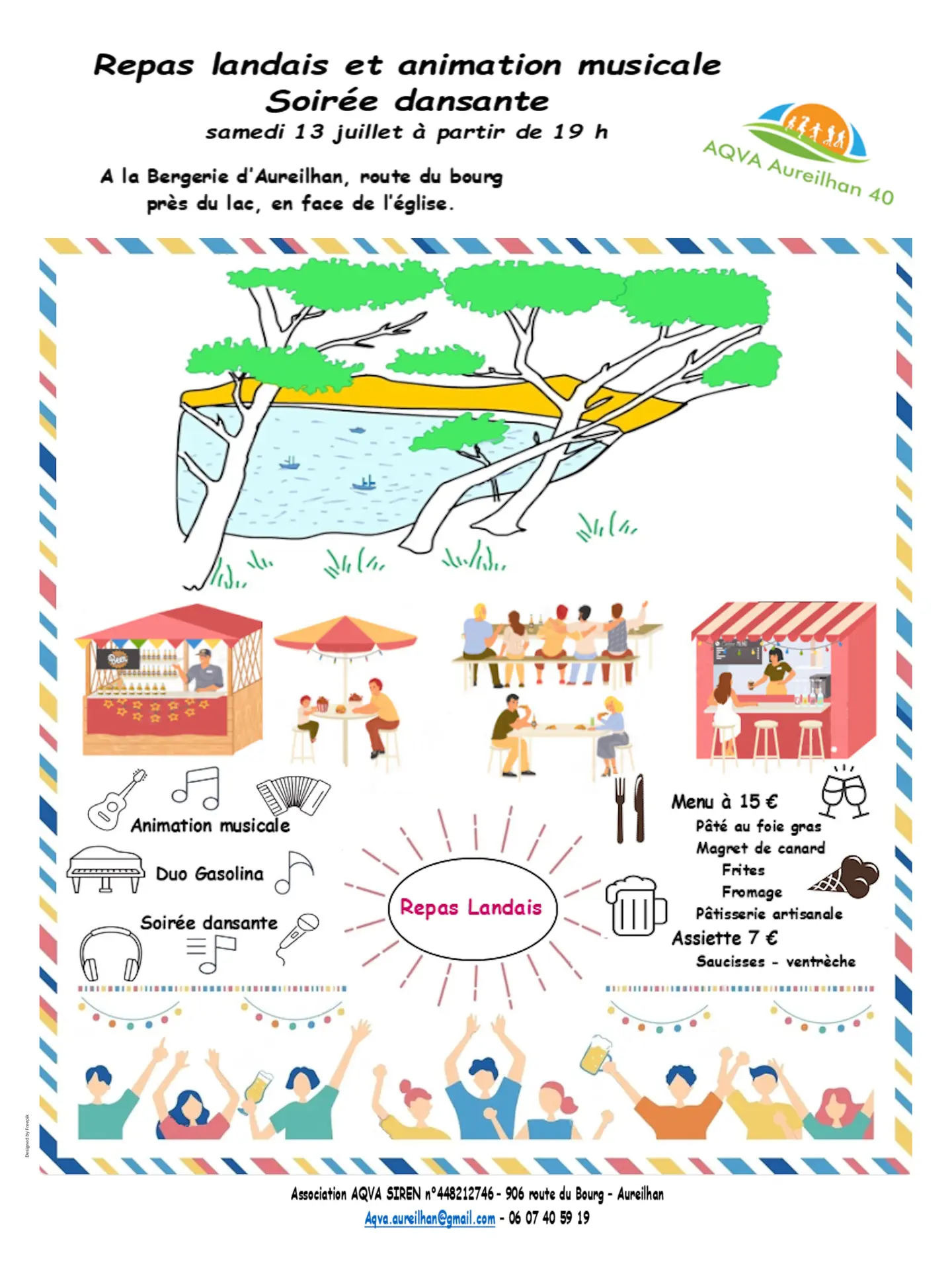 Affiche AQVA 13 juillet