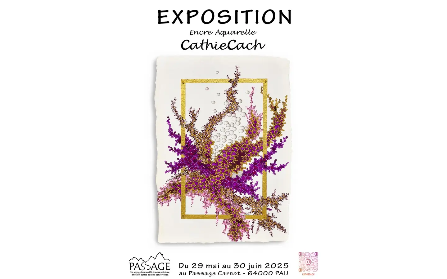 Affiche CathieCach-A3-Pau-V2