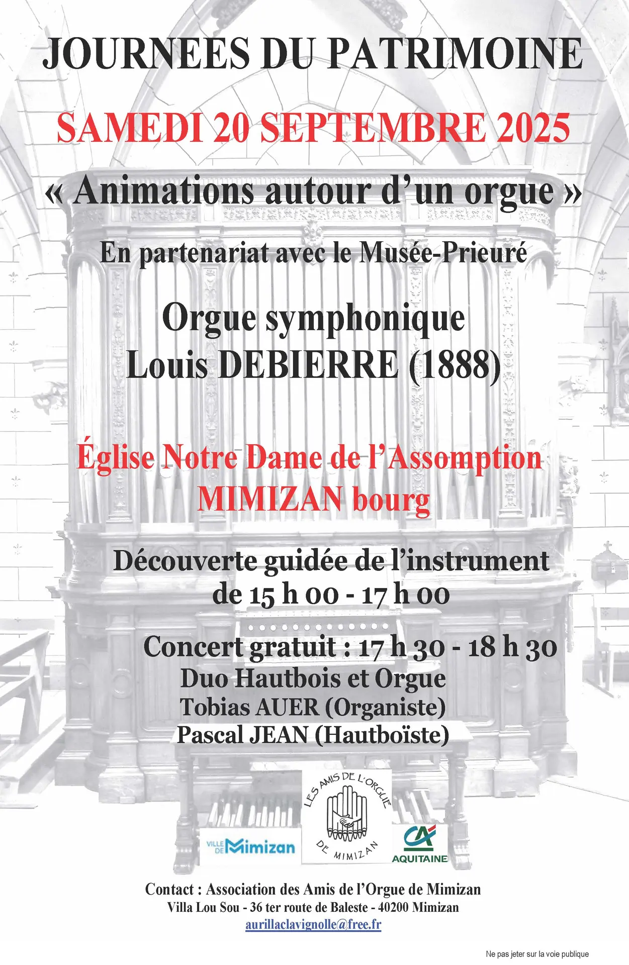 Affiche Journées du Patrimoine 20-09-25