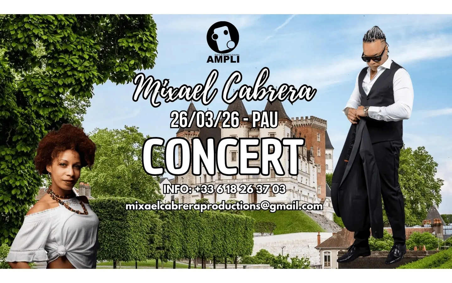 Affiche Stage de danse + concert