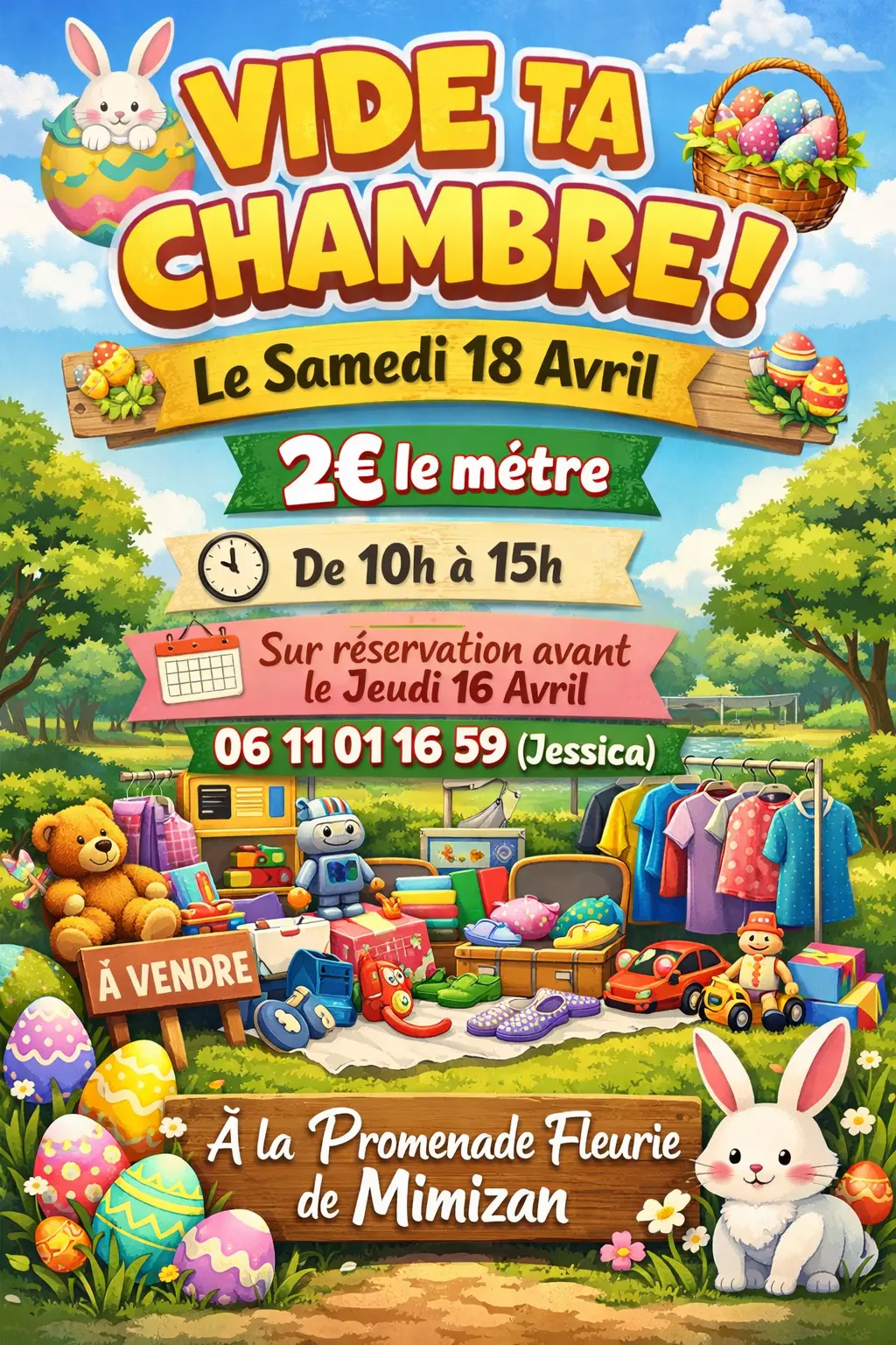 Affiche Vide ta chambre