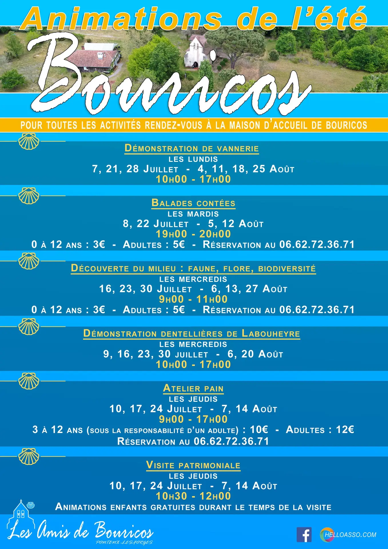 Animations à Bouricos