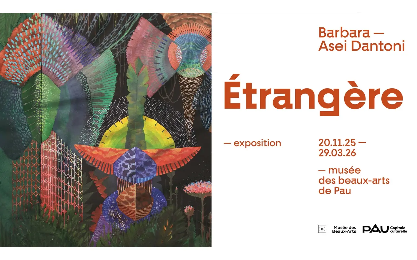 Barbara Asei Dantoni - étrangère - musée des beaux arts de Pau