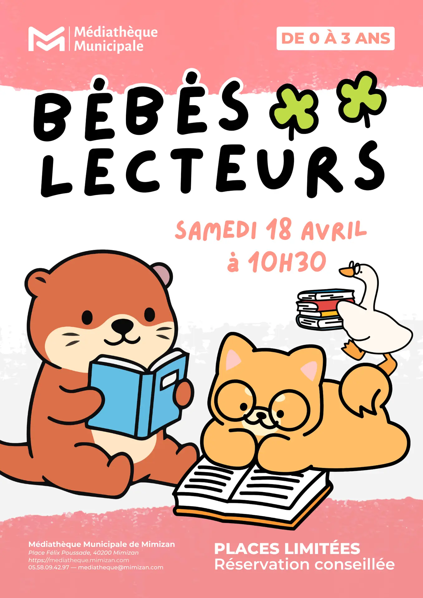 Bébés lecteurs avril 2026