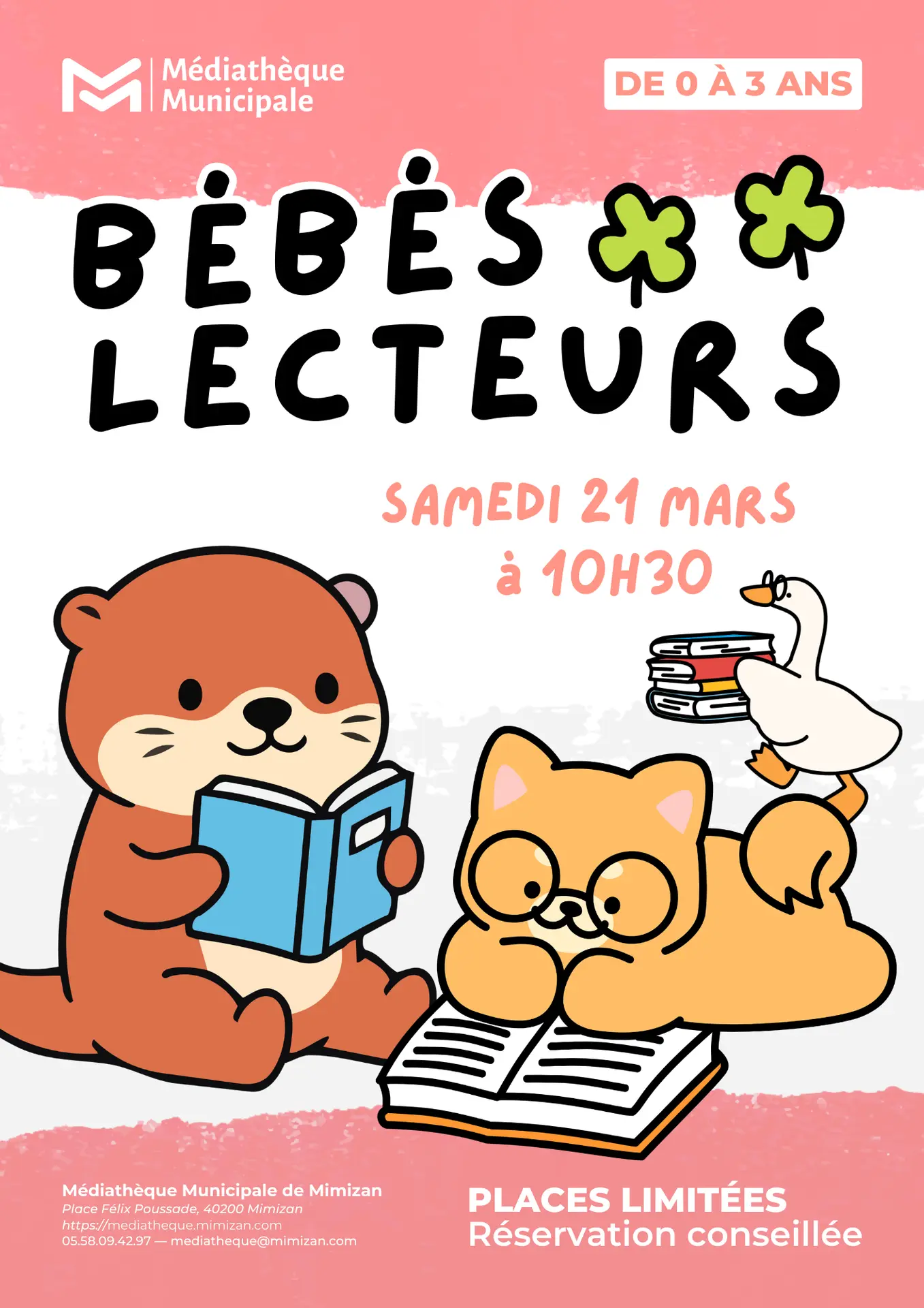 Bébés lecteurs mars 2026