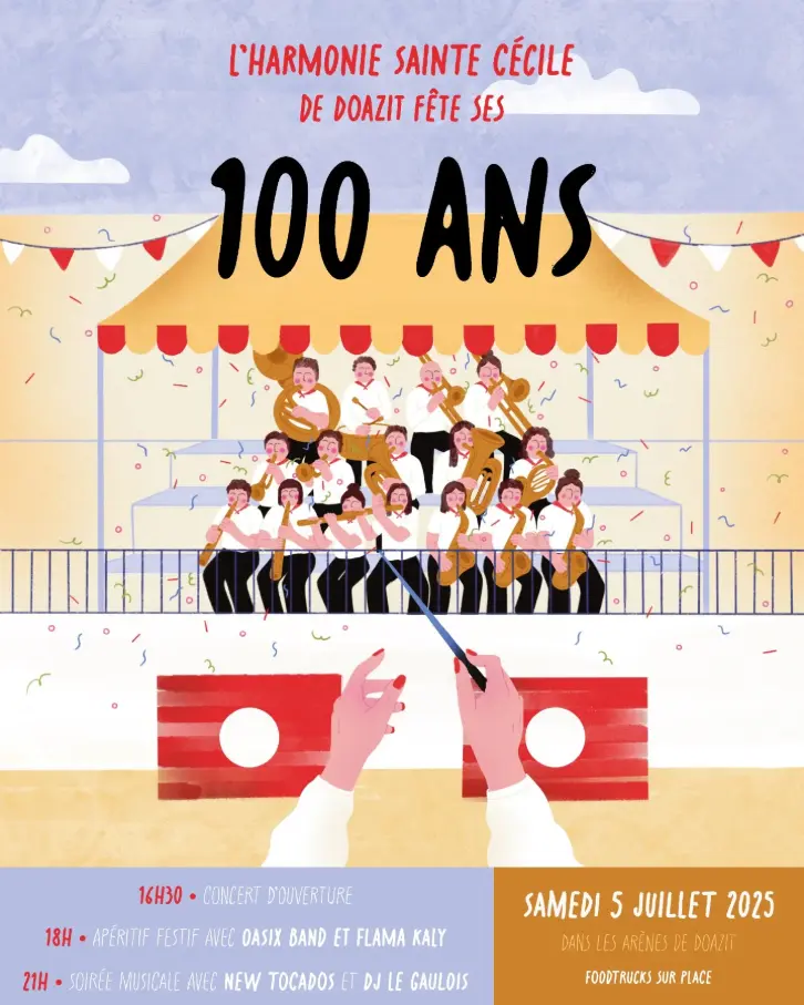 Centenaire Sainte-Cécile Doazit 5 JUILLET