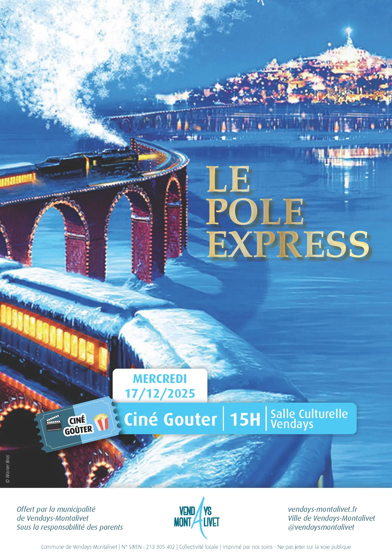 Ciné gouter Le pole express