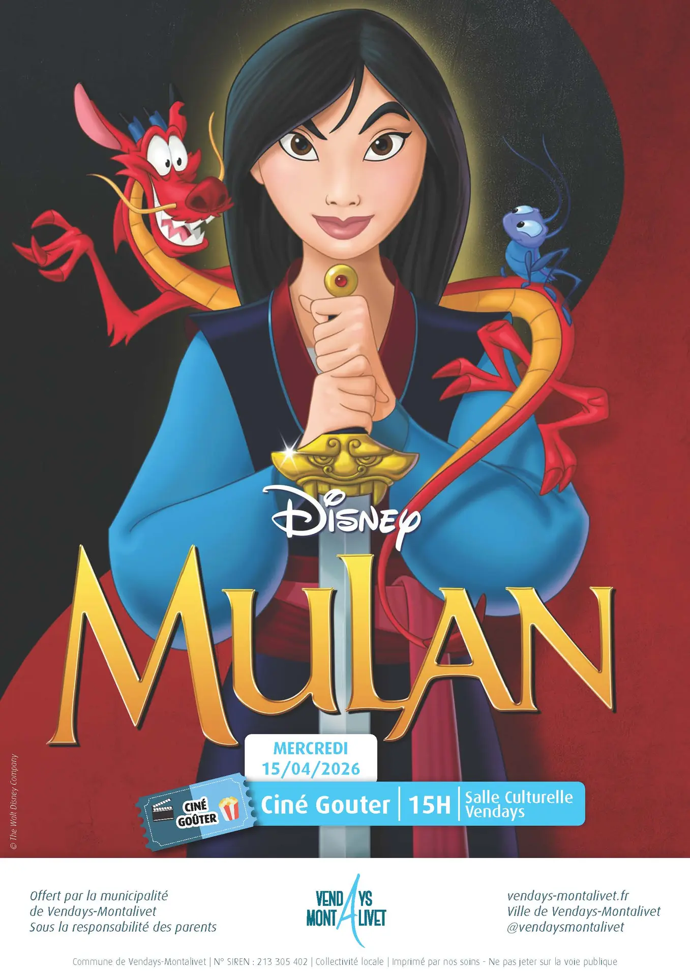 Ciné gouter Mulan