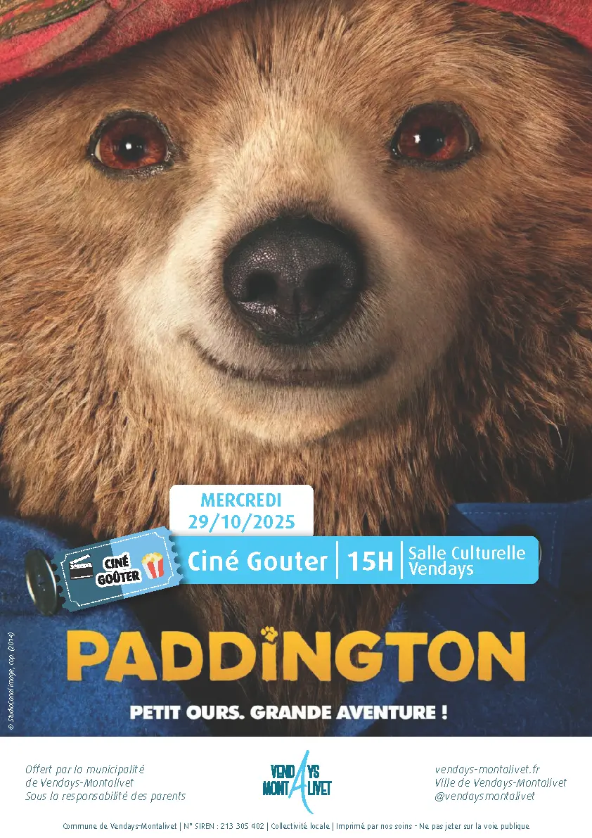 Ciné gouter Paddington