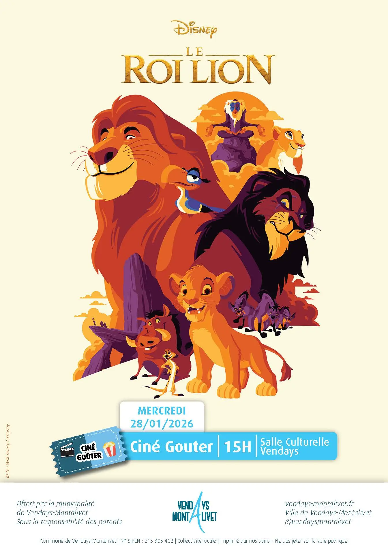 Ciné gouter le roi lion