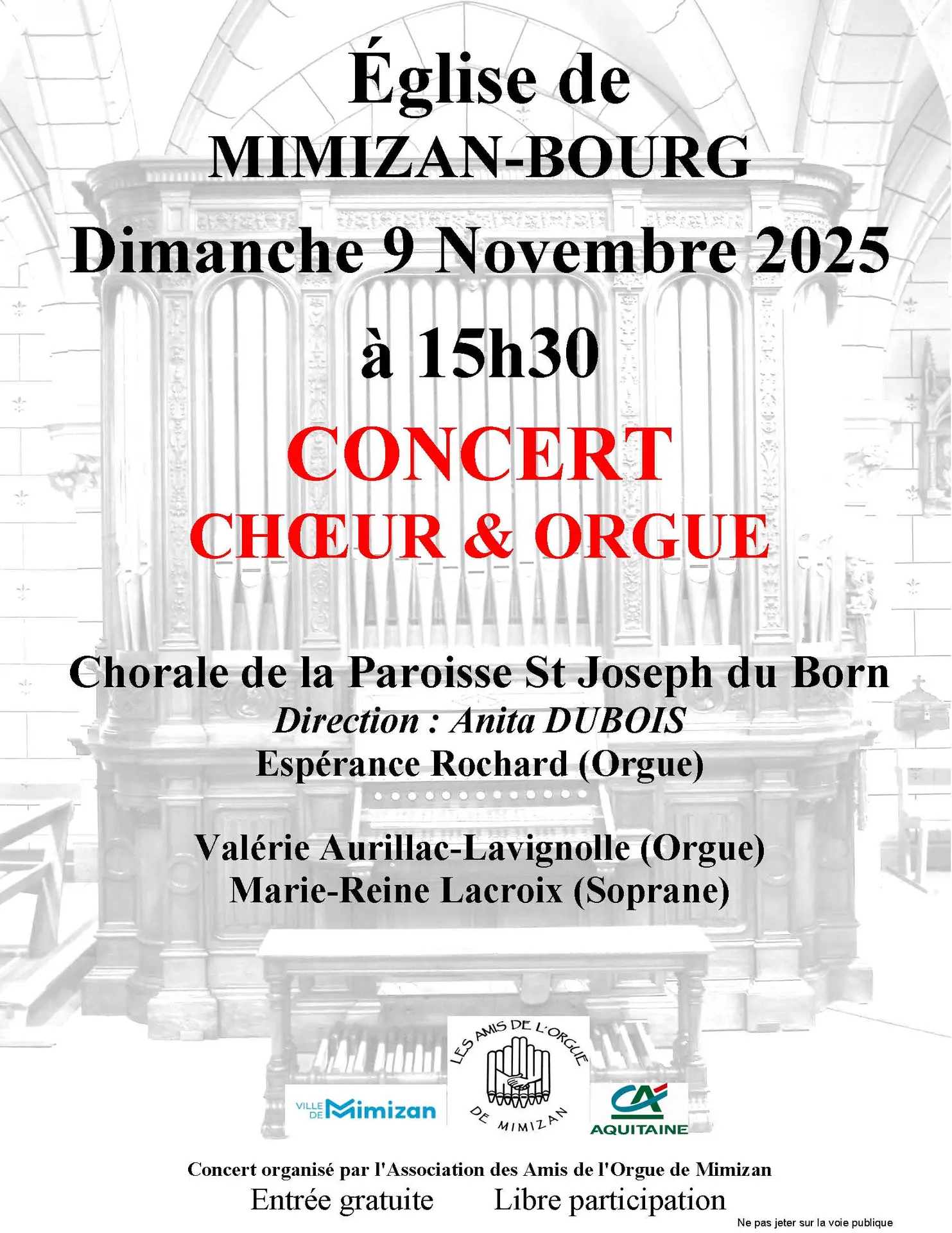 Concert Choeur et Orgue