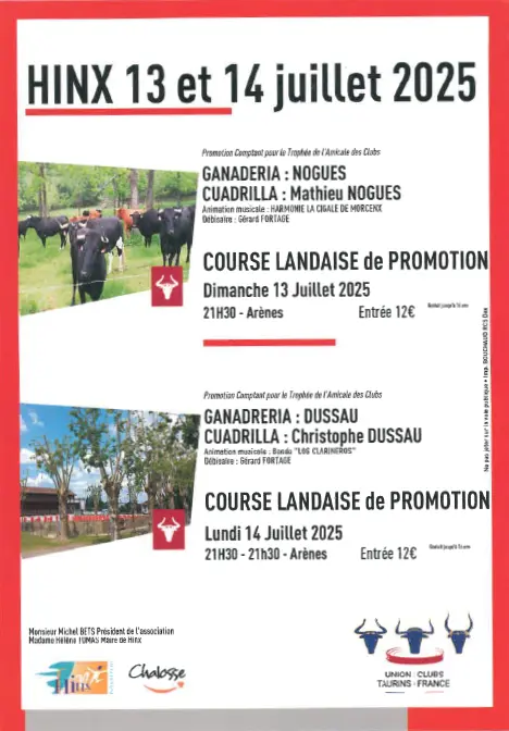 Courses landaises Hinx