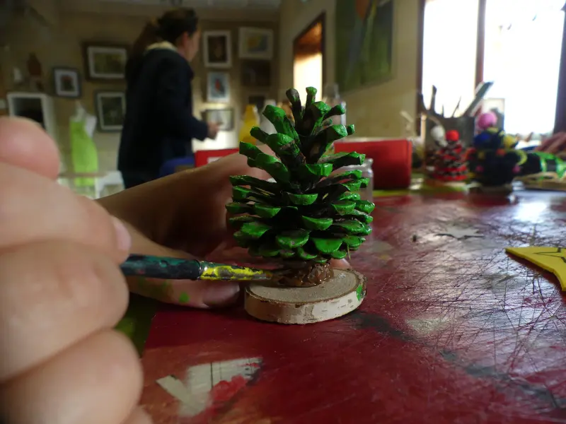 Atelier créatif de Noël à Terres d'Oiseaux  800x600