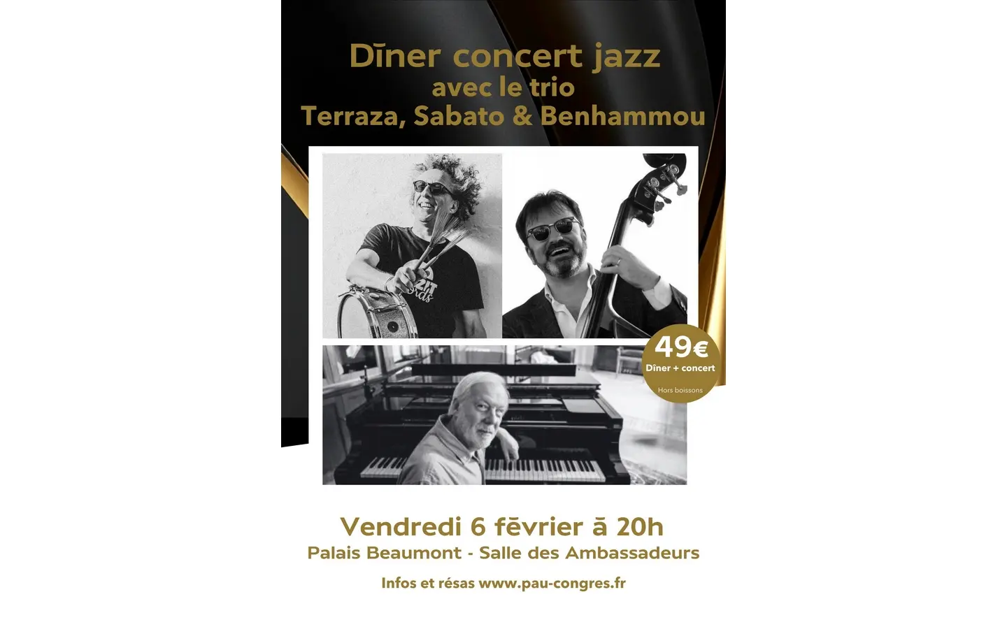 Diner concert jazz