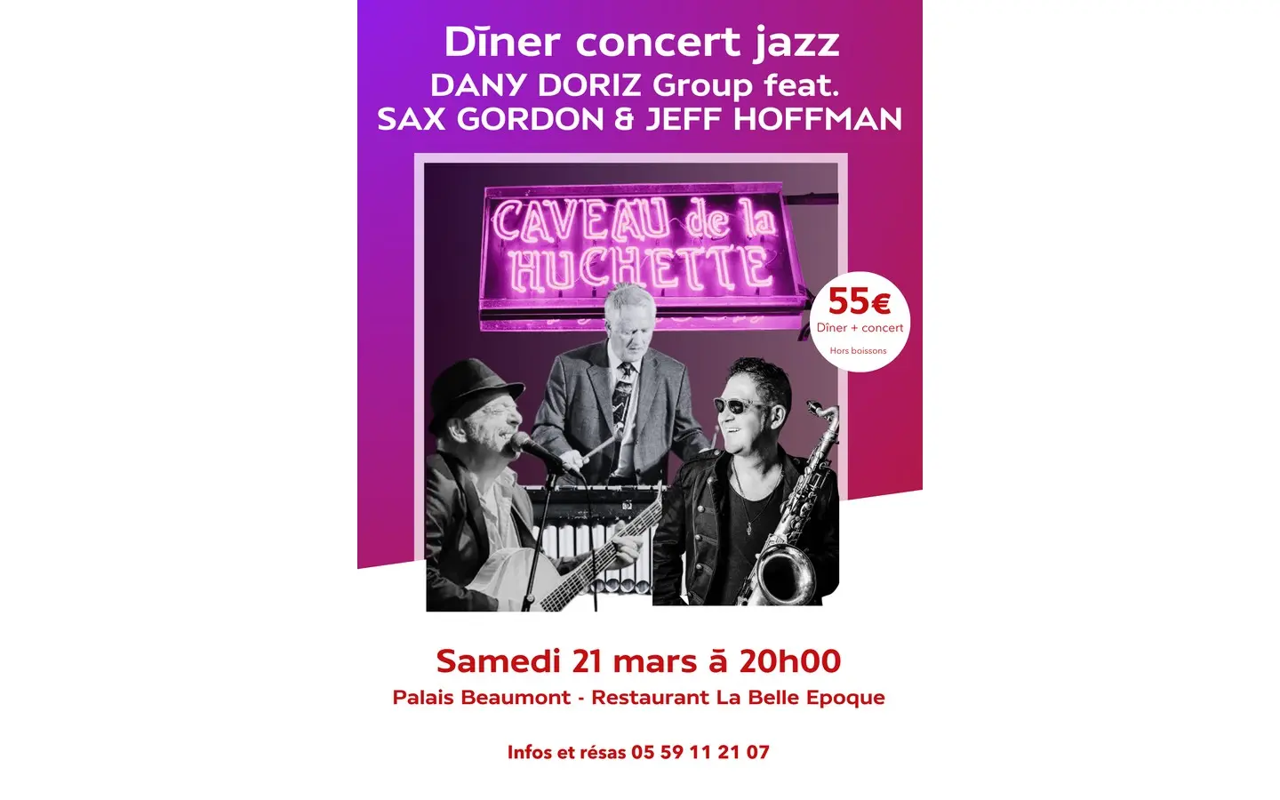 Diner concert jazz