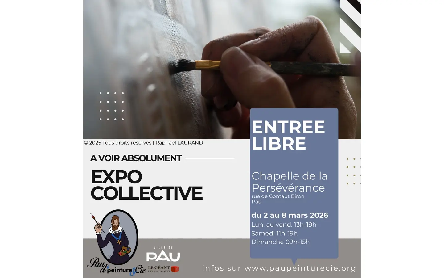 Exposition collective Pau dpeinture