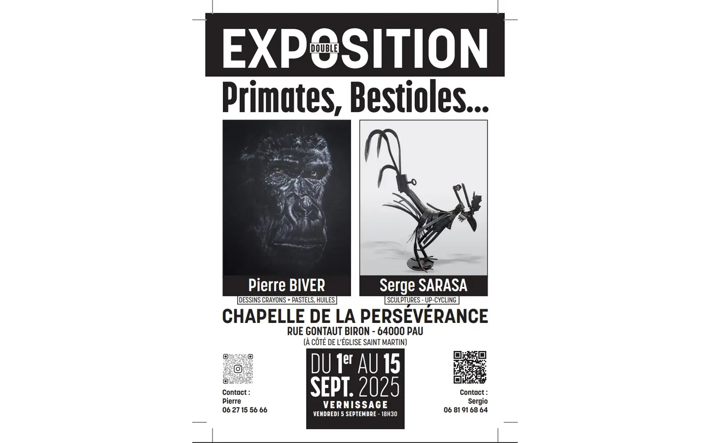 Exposition primates et bestioles