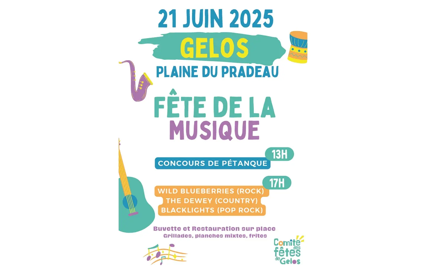Fête de la musique Gélos