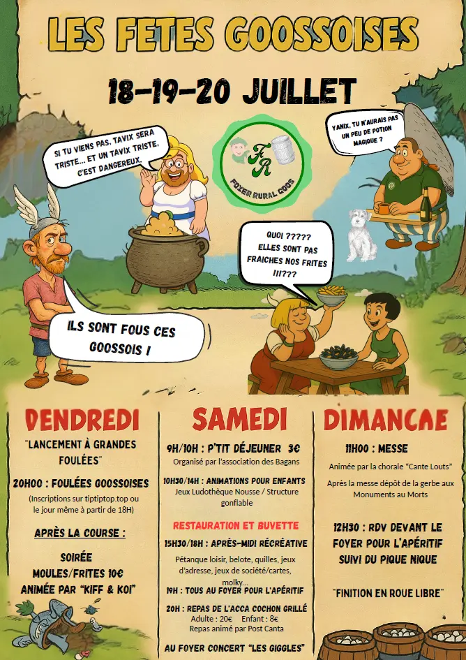 Fêtes de Goos 18-20 JUILLET