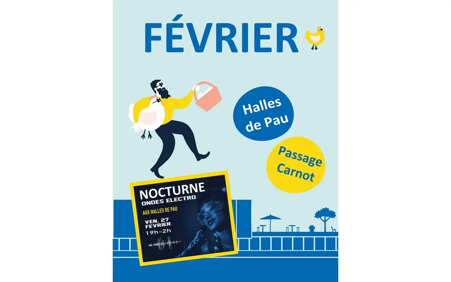 Halles en février