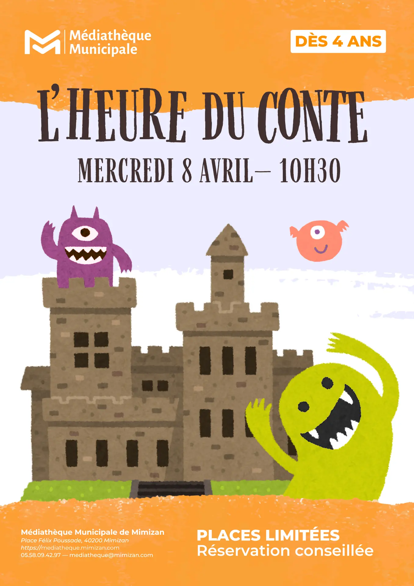 Heure du conte avril 2026