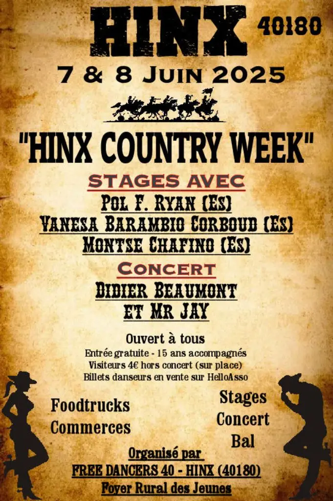 Hinx country 7+8 JUIN