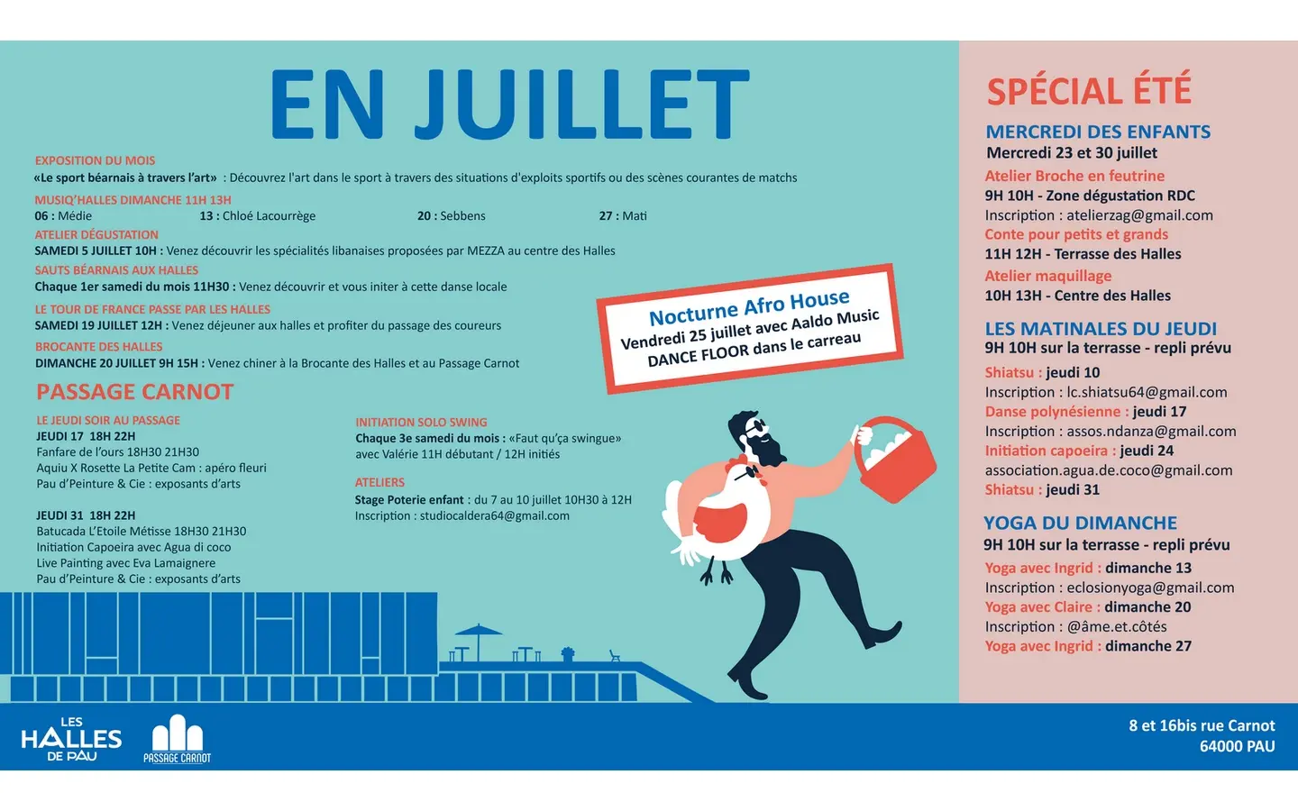 Les Halles en juillet
