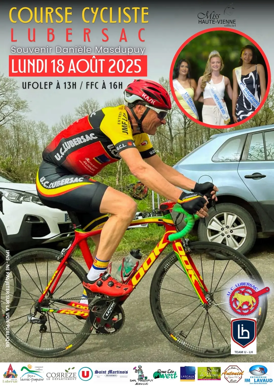 Lubersac - course cycliste 18 08 2025