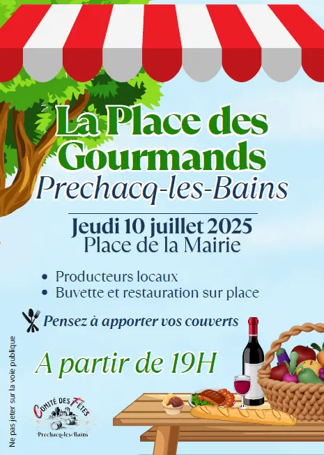 Marché de producteurs préchacq 10 JUILLET